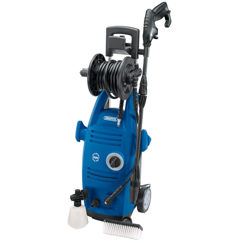 Draper 1900W 230V Pressure Washer with Total Stop Feature 83407