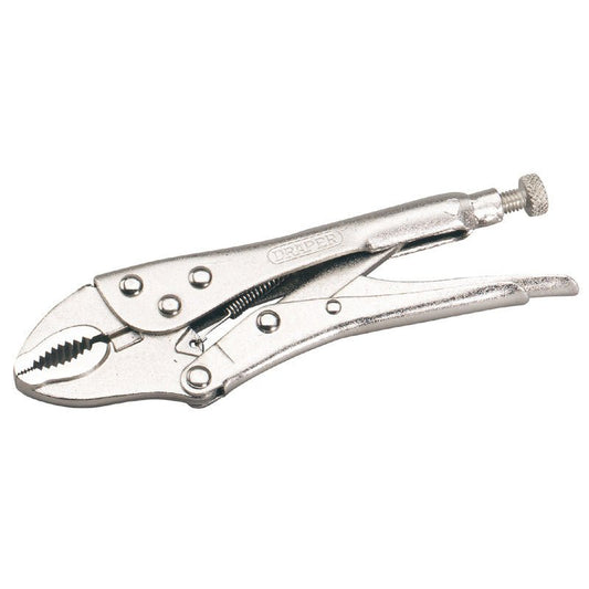 Draper 190mm Curved Jaw Self Grip Pliers 35368