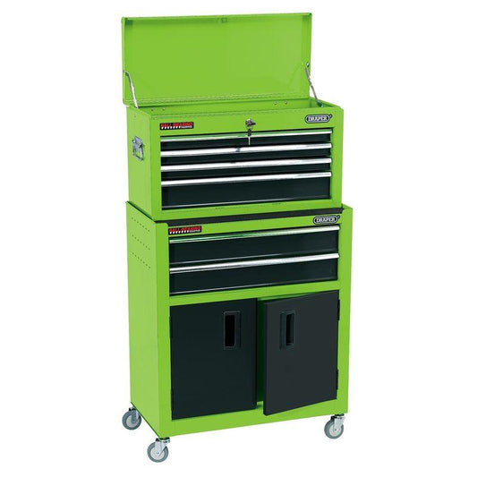 Draper 19566 24" Combined Roller Cabinet and Tool Chest 6 Drawer