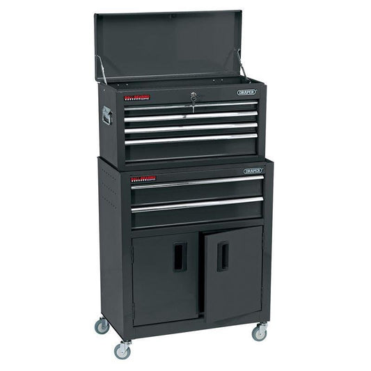 Draper 19572 24" Combined Roller Cabinet and Tool Chest 6 Drawer