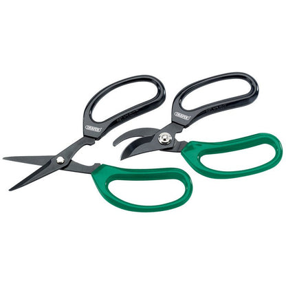 Draper 2 Piece Soft Grip Garden Scissor Set 18299