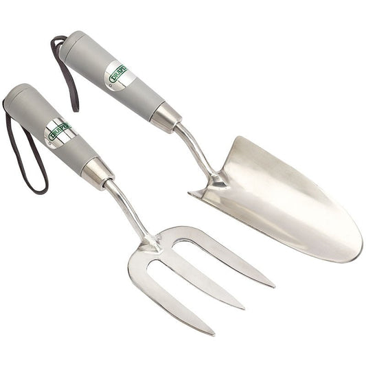 Draper 2 piece Stainless Steel Hand Fork and Trowel Set 83773