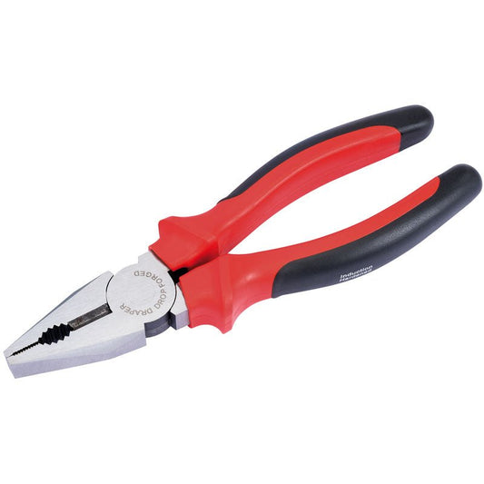 Draper 200mm Heavy Duty Combination Plier with Soft Grip Handle 68279