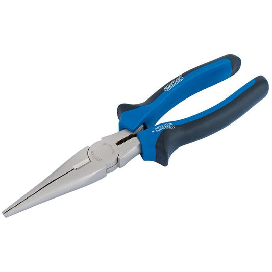 Draper 200mm Soft Grip Long Nose Pliers 44143