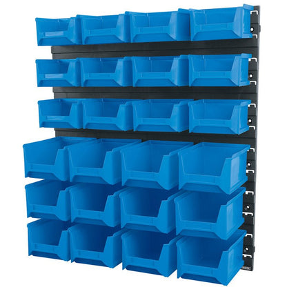 Draper 24 Bin Wall Storage Unit (Small/Medium Bins) 06798