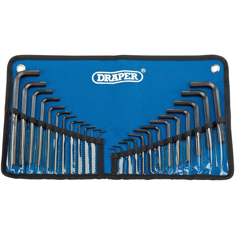 Draper 25 piece Metric/Imperial Combined Hexagon Key Set 33892