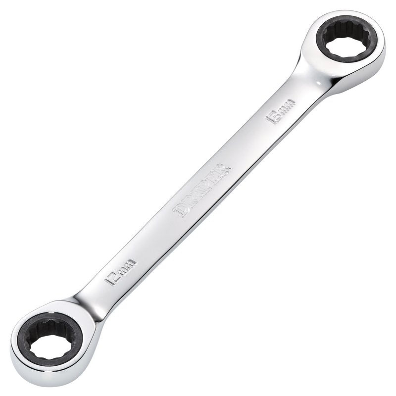 Draper 27737 HI - TORQ? Metric Double Ratchet Ring Spanner 12 x 13mm - McCormickTools