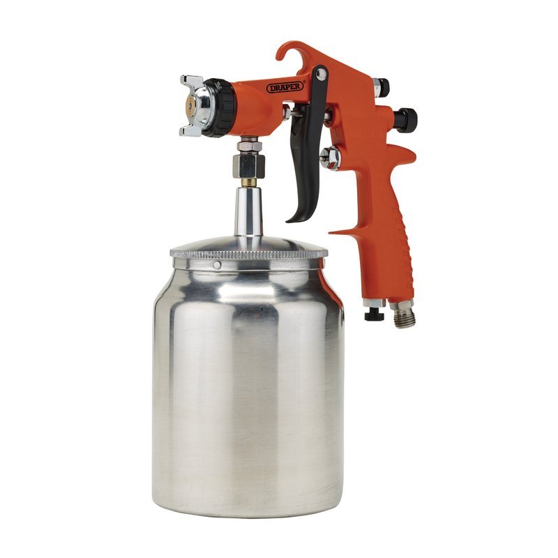 Draper 28354 Suction Air Paint Spray Gun 1L 1.8mm