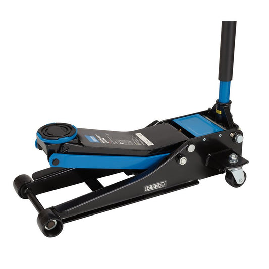 Draper 28481 Trolley Jack 3 Tonne Blue