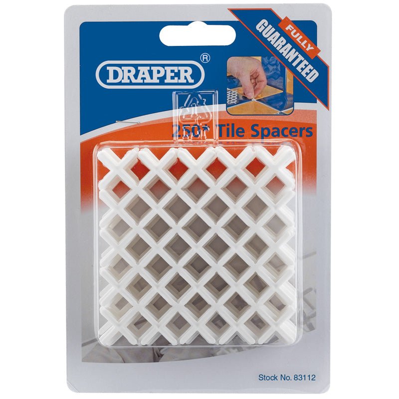 Draper 2mm Tile Spacers (Approx 250) 83112