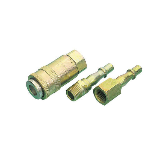 Draper 3 Piece Air Line Coupling Set 1/4 BSP 37844