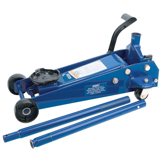 Draper 3 Tonne Heavy Duty Garage Trolley Jack with 'Quick Lift' Facility 30612