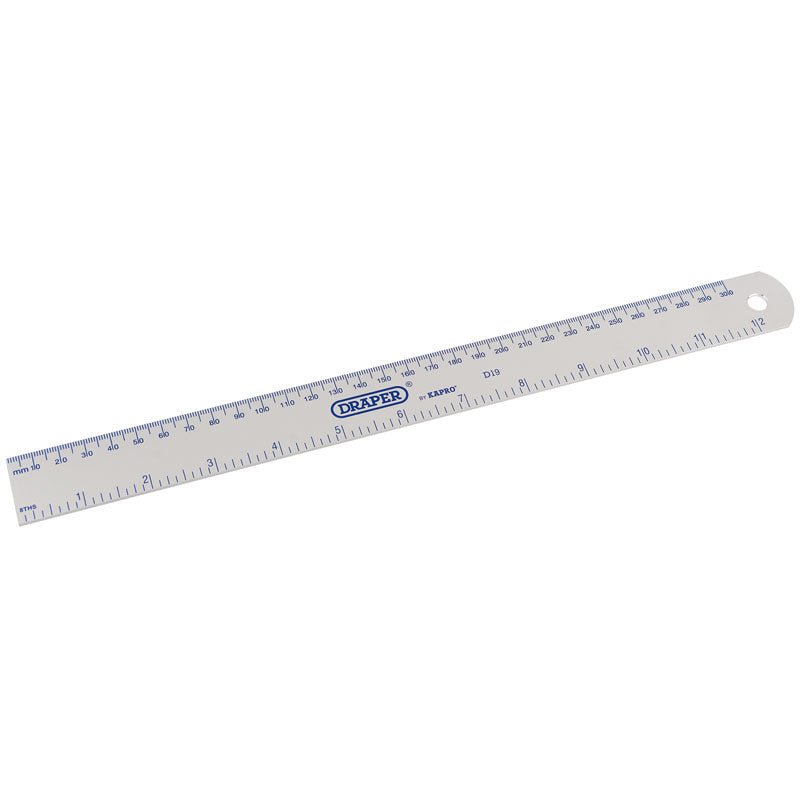 Draper 300mm/12" Aluminium Rule 52191