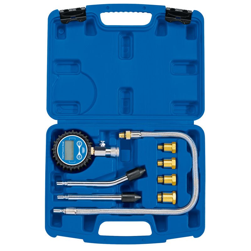 Draper 35885 Digital Petrol Compression Test Kit 8 Piece - McCormickTools