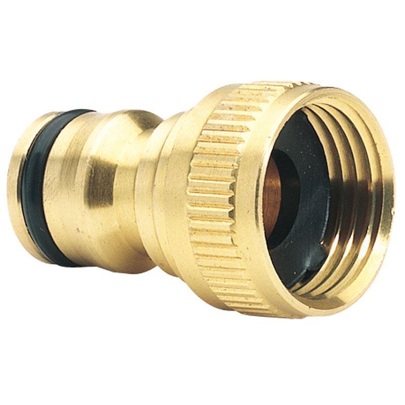 Draper 36197 Brass Garden Hose Tap Connector 1/2"