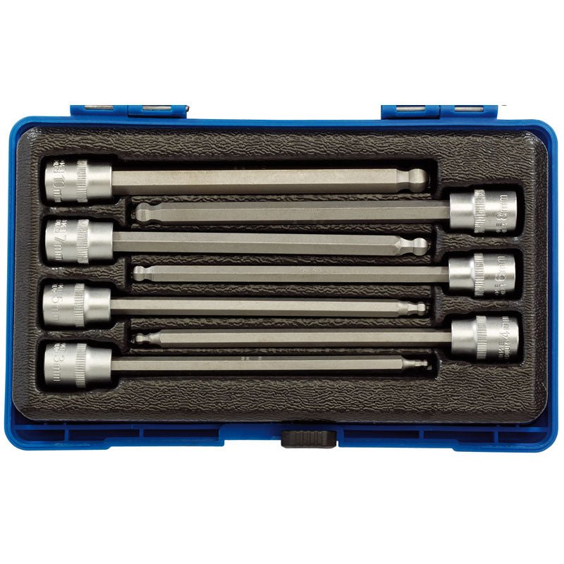 Draper 3/8" Sq. Dr. Hexagonal Socket Bit Set (7 Piece) - McCormickTools