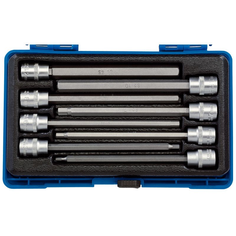 Draper 3/8" Sq. Dr. Hexagonal Socket Bit Set (8 Piece) - McCormickTools