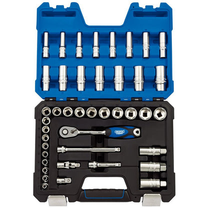 Draper 3/8" Sq. Dr. Metric Socket Set (42 Piece) - McCormickTools