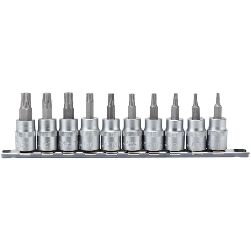 Draper 3/8" Sq. Dr. Tx Star®️ Plus Socket Bit Set (10 Piece) - McCormickTools