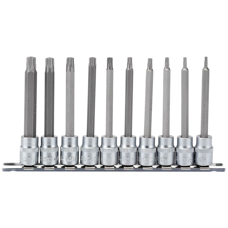 Draper 3/8" Sq. Dr. Tx Star®️ Security Socket Bit Set (10 Piece) - McCormickTools