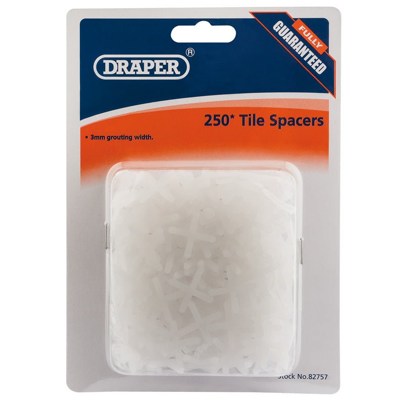 Draper 3mm Tile Spacers (Approx 250) 82757