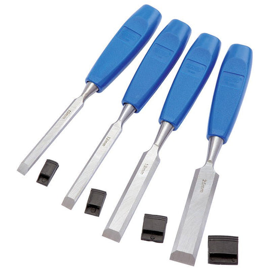 Draper 4 Piece Bevel Edge Wood Chisel Set 69619