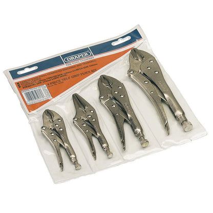 Draper 4 Piece Self Grip Pliers Set 35373