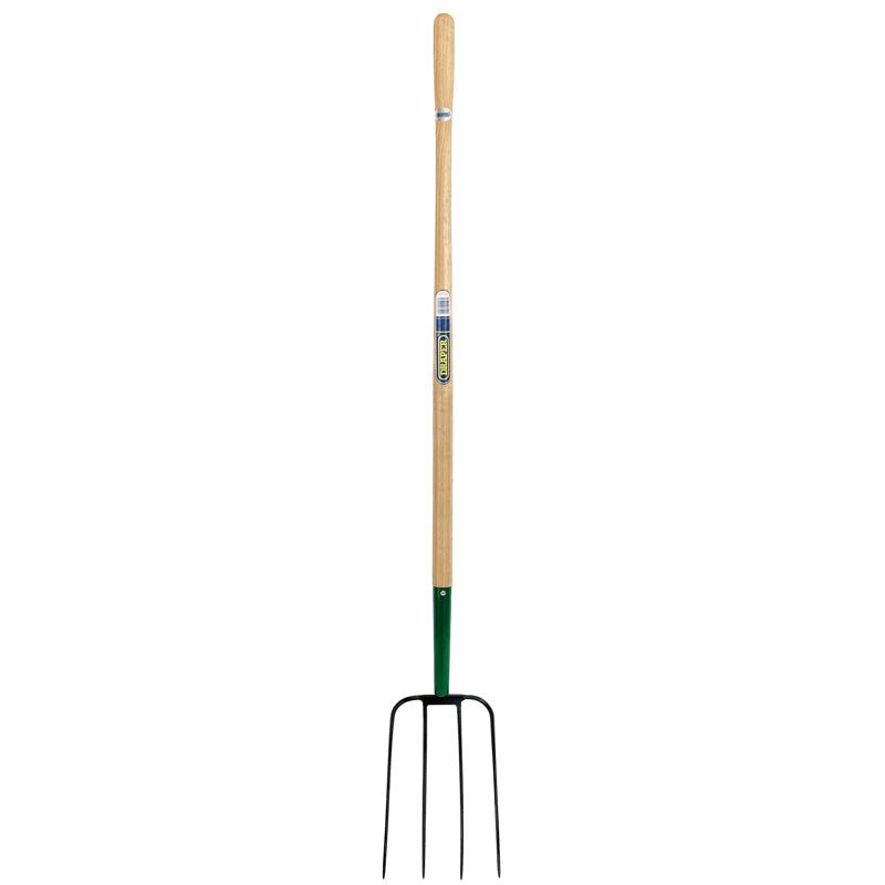 Draper 4 Prong Manure Fork with Wood Shaft 63579