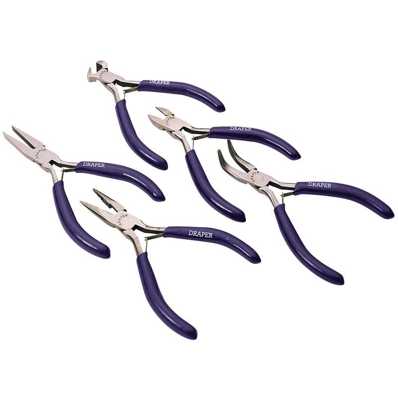 Draper 5 Piece Carbon Steel Mini Plier Set 33057