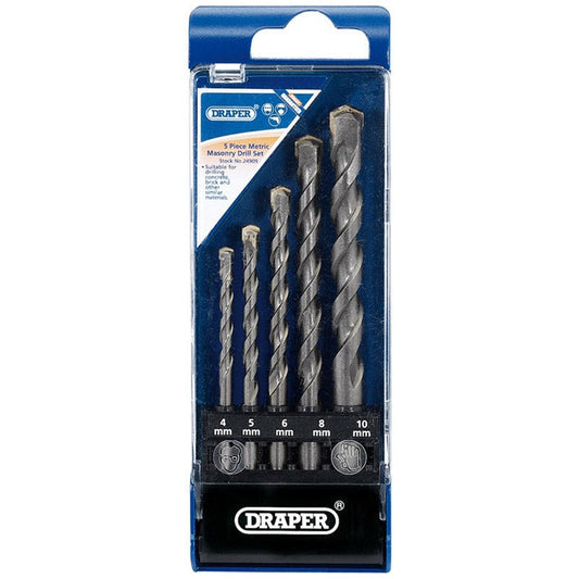 Draper 5 Piece Masonry Drill Set 24909