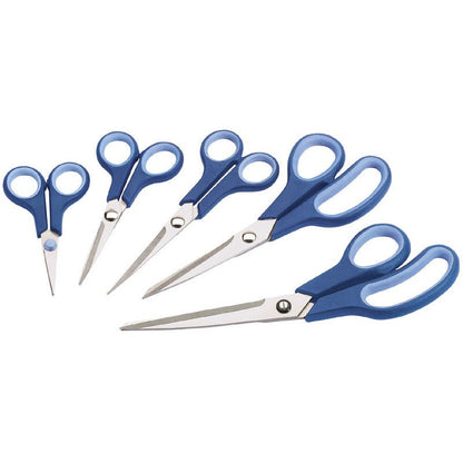 Draper 5 Piece Soft Grip Household Scissor Set 75552