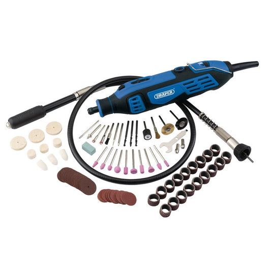 Draper 58300 180W Rotary Multi Tool Kit 111 Piece - McCormickTools