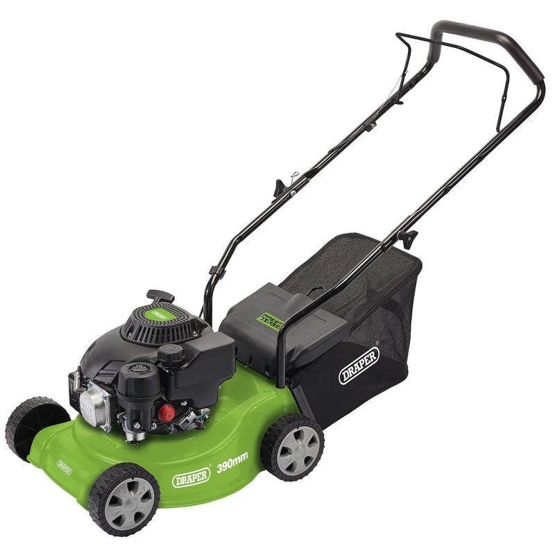 Draper 58567 390mm Composite Deck Petrol Lawn Mower 132cc/3.3HP - McCormickTools