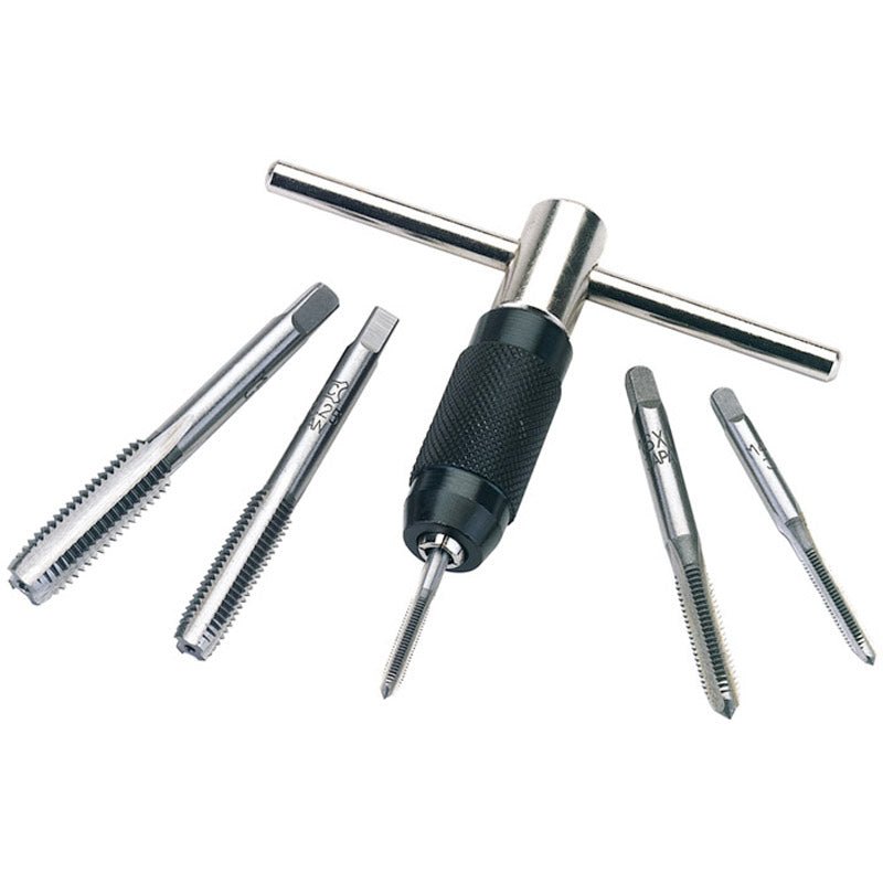 Draper 6 Piece Metric Tap and Holder Set 79202