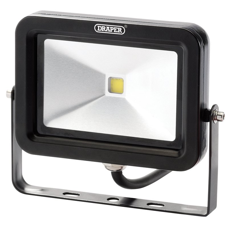 Draper 66032 COB LED Slimline Wall Mounted Floodlight 10W 700 Lumens-McCormickTools