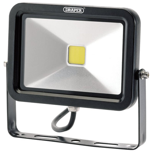 Draper 66033 COB LED Slimline Wall Mounted Floodlight 20W 1300 Lumens