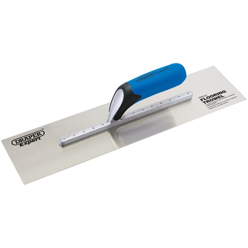 Draper 82149 Soft Grip Stainless Steel Plastering Trowel 455mm