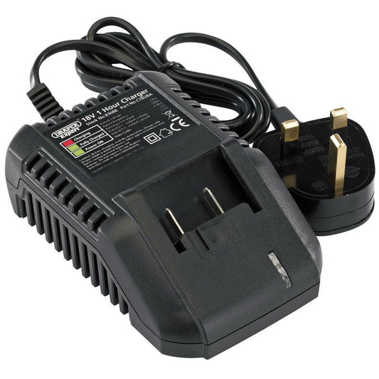 Draper 83688 18V Universal Battery Charger for Li - ion and Ni - Cd Battery Packs