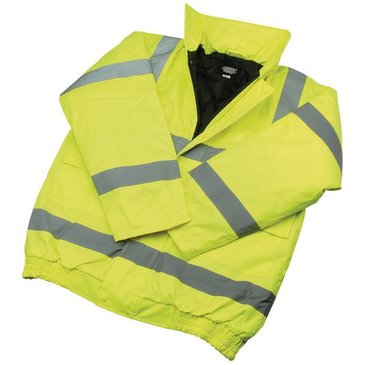 Draper 84726 High Visibility Bomber Jacket Size XL