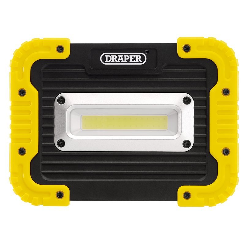 Draper 87761 COB LED Worklight 10W 700 Lumen 4 x AA Batteries Supplied