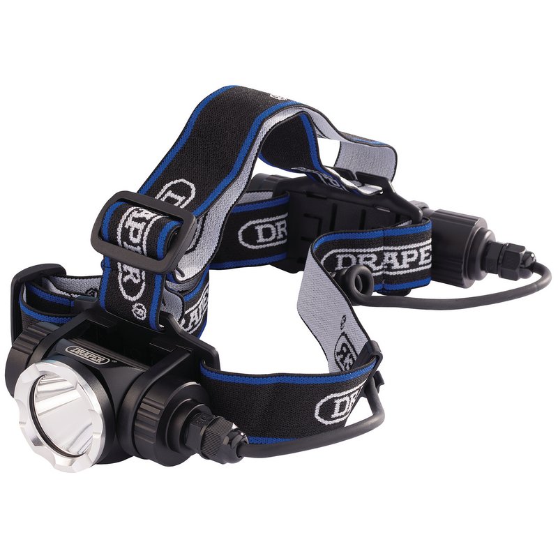 Draper 90064 Rechargeable LED Head Torch 10W-McCormickTools