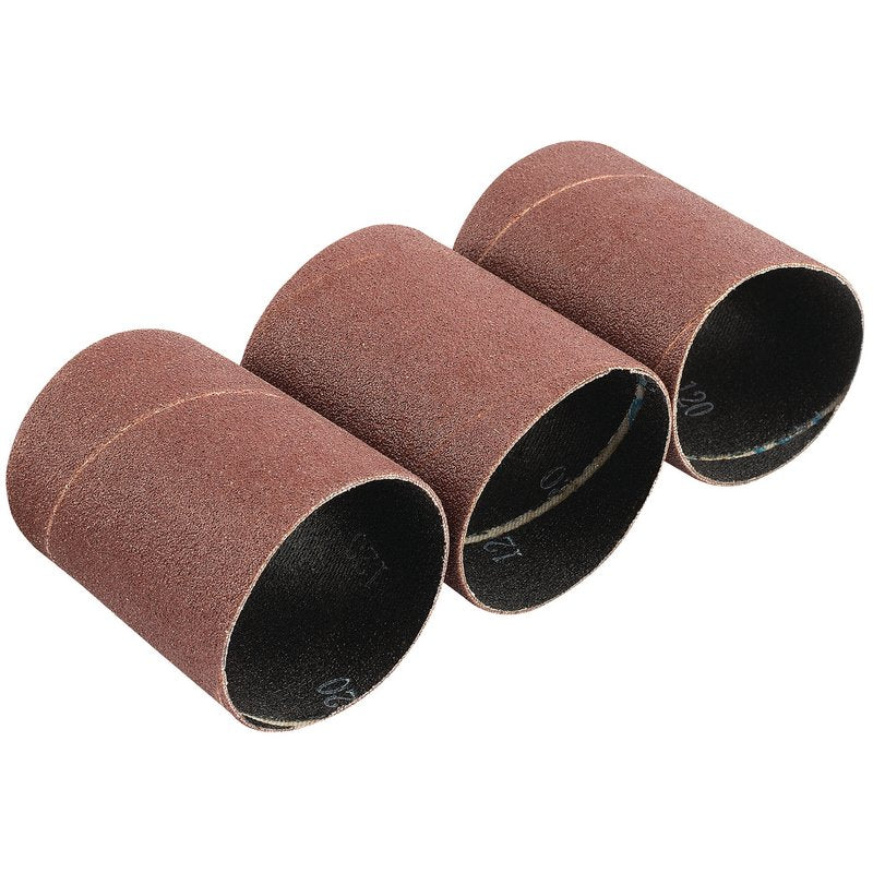 Draper 93354 Pack of Three 120 Grit Aluminium Oxide Sanding Sleeves 45 x 60mm