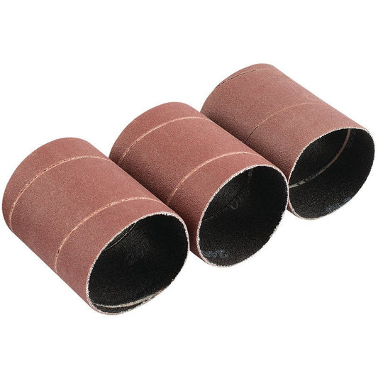 Draper 93357 Pack of Three 240 Grit Aluminium Oxide Sanding Sleeves 45 x 60mm