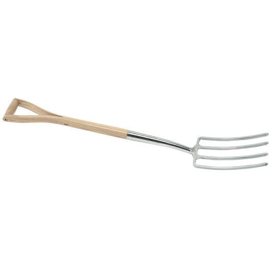 Draper 99013 Draper Heritage Stainless Steel Digging Fork with Ash Handle