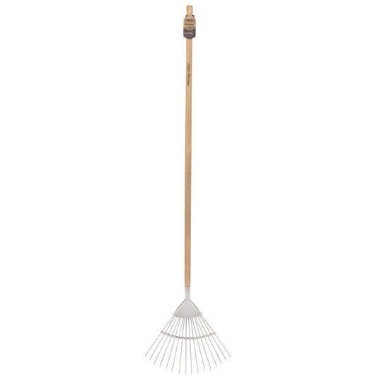 Draper 99020 Draper Heritage Stainless Steel Lawn Rake with Ash Handle