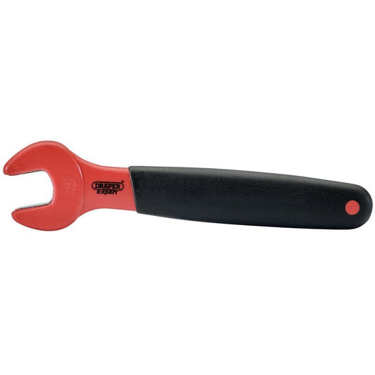 Draper 99473 VDE Approved Fully Insulated Open End Spanner 15mm - McCormickTools