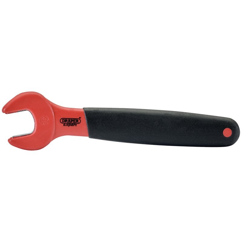 Draper 99474 VDE Approved Fully Insulated Open End Spanner 16mm - McCormickTools