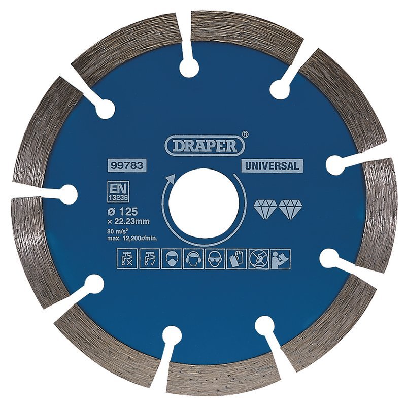 Draper 99783 Segmented Diamond Blade 125mm