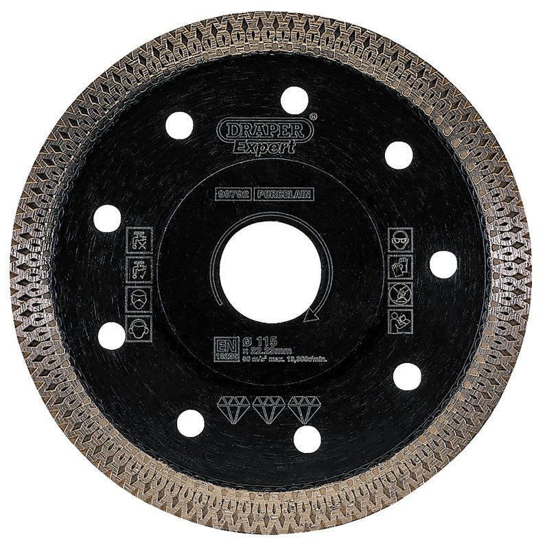 Draper 99792 Turbo - X Porcelain Diamond Blade 115mm