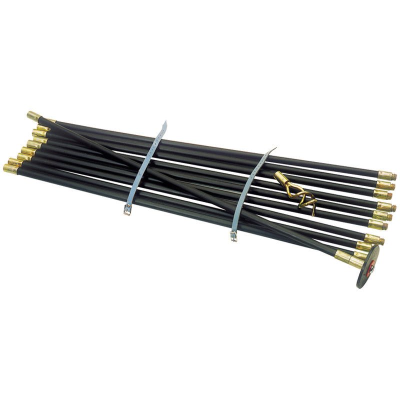 Draper 9M 12 Piece Polypropylene Drain Rod Set 23540